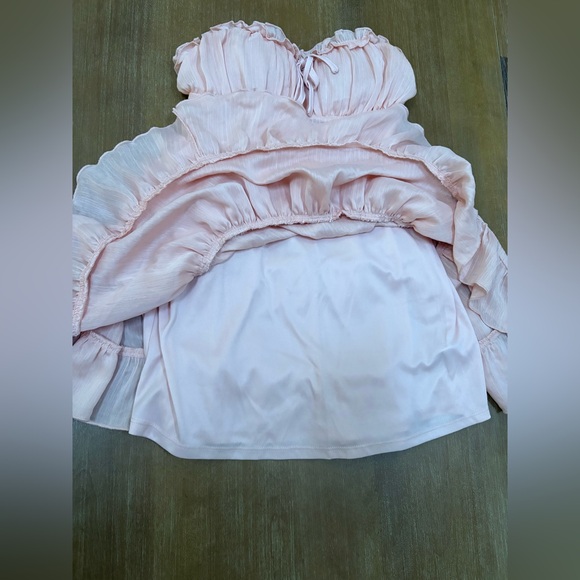 Wild Fable Pink Ruffled Mini Dress - Picture 3 of 7